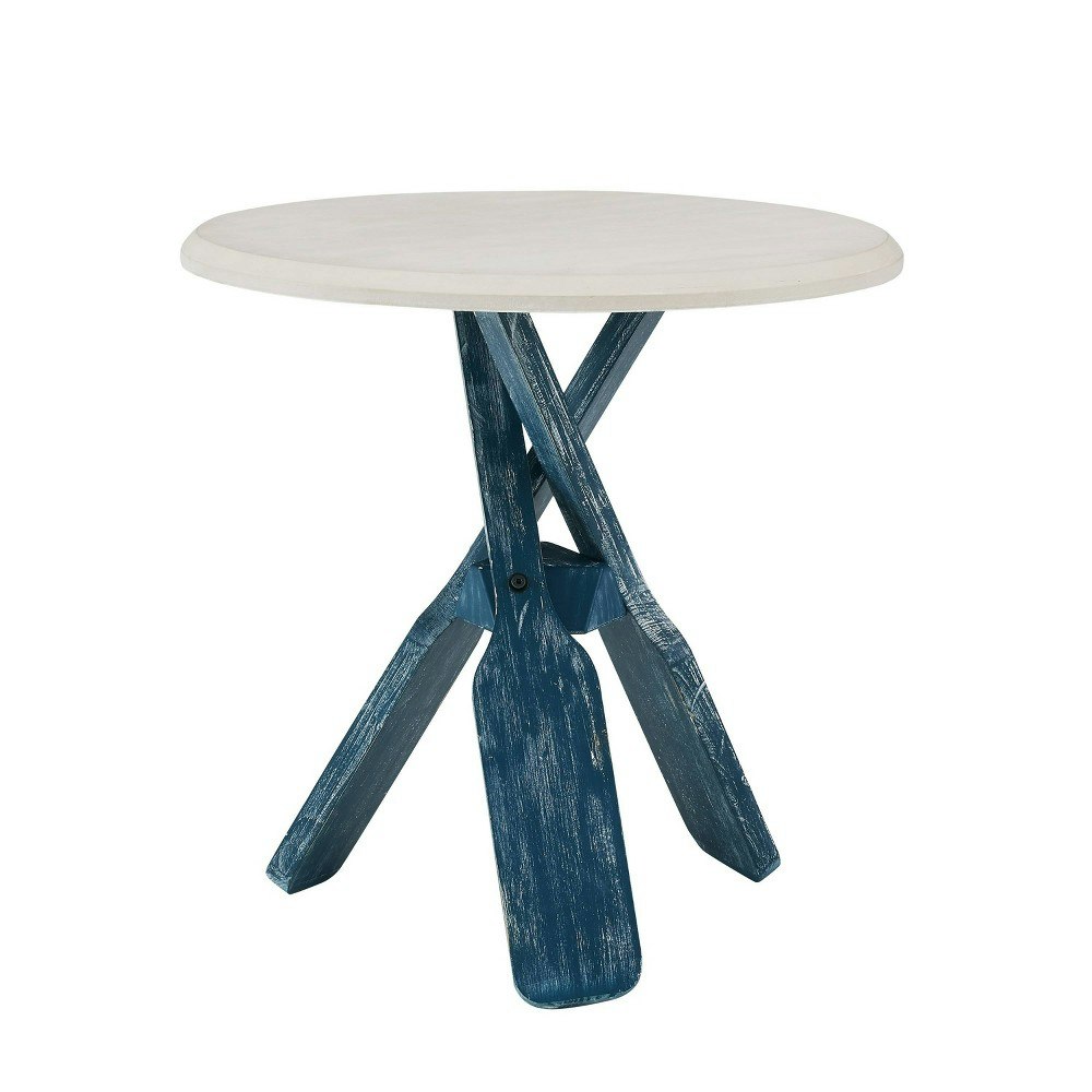 Percy Blue Nautical Oar Side Table: $145.99