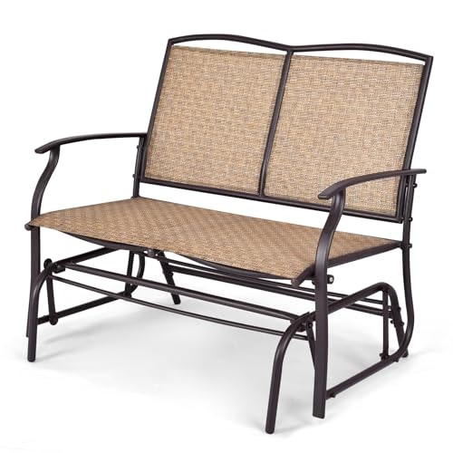 Tangkula 2-Person Patio Glider Bench: $79.73 Tangkula 2-Person Patio Glider Bench: $79.73