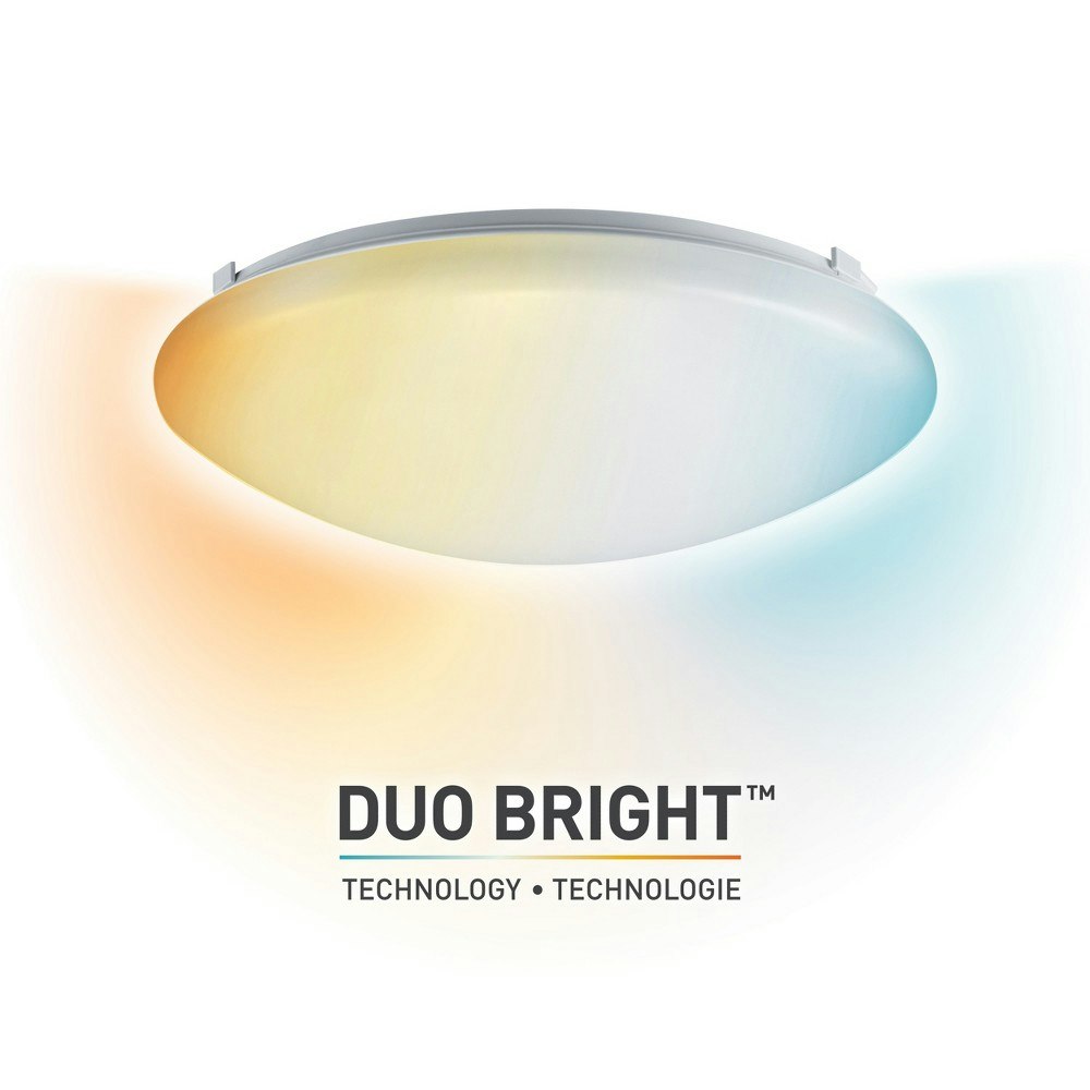 Globe Electric 11-Inch Dimmable LED Flush Mount: $32.99 Globe Electric 11-Inch Dimmable LED Flush Mount: $32.99