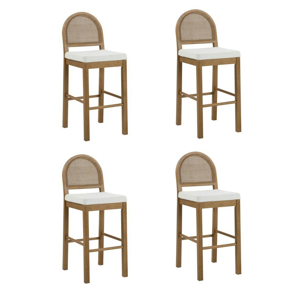 Nathan James Bailey Boucle Counter Height Barstools 4-Pack: $975.99 Nathan James Bailey Boucle Counter Height Barstools 4-Pack: $975.99