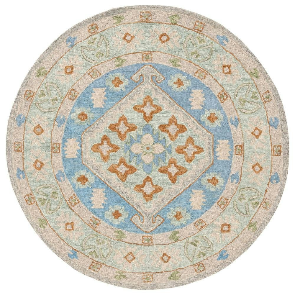 Heritage 6-Foot Floral Round Area Rug: $174.78 Heritage 6-Foot Floral Round Area Rug: $174.78
