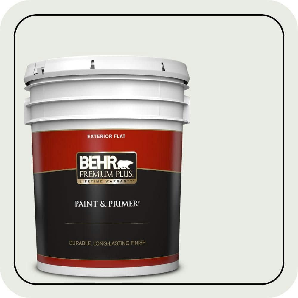 Behr Premium Plus Gallery White Flat Exterior Paint and Primer 5-Gallon: $215 Behr Premium Plus Gallery White Flat Exterior Paint and Primer 5-Gallon: $215