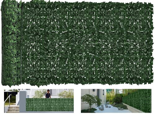 Moeput 158" x 60" Expandable Artificial Faux Ivy Privacy Fence Screen: $53.90 Moeput 158" x 60" Expandable Artificial Faux Ivy Privacy Fence Screen: $53.90