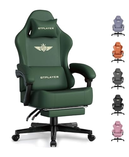 GTPLAYER Big and Tall Gaming Chair with Footrest: $134.99 GTPLAYER Big and Tall Gaming Chair with Footrest: $134.99