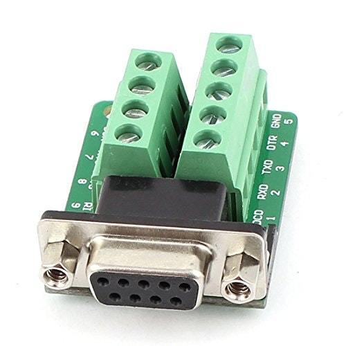 Uxcell RS232 DB9 Female to Terminal Block Adapter: $4.37