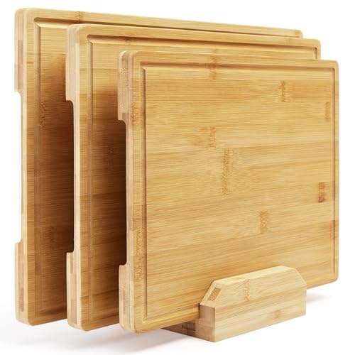 GarveeHome Bamboo Cutting Board 3-Piece Set: $30.03 GarveeHome Bamboo Cutting Board 3-Piece Set: $30.03