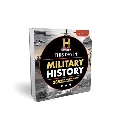 2025 History Channel This Day in Military History Boxed Calendar: $8.10