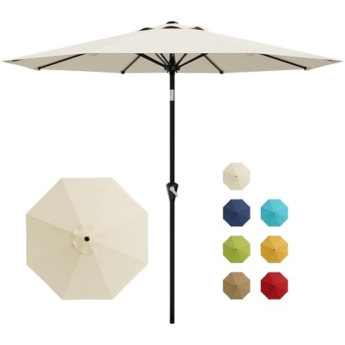 GarveeLife 9-Foot Patio Umbrella: $35.71
