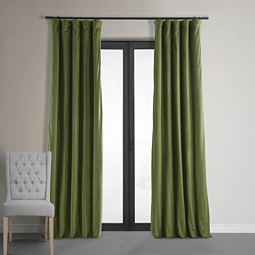 Half Price Drapes Signature Velvet Thermal Blackout Curtain 50" x 120": $36.26