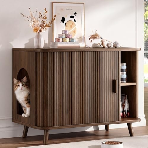 OneBlis 35.4-inch Cat Litter Box Enclosure Side Table: $89.99 OneBlis 35.4-inch Cat Litter Box Enclosure Side Table: $89.99