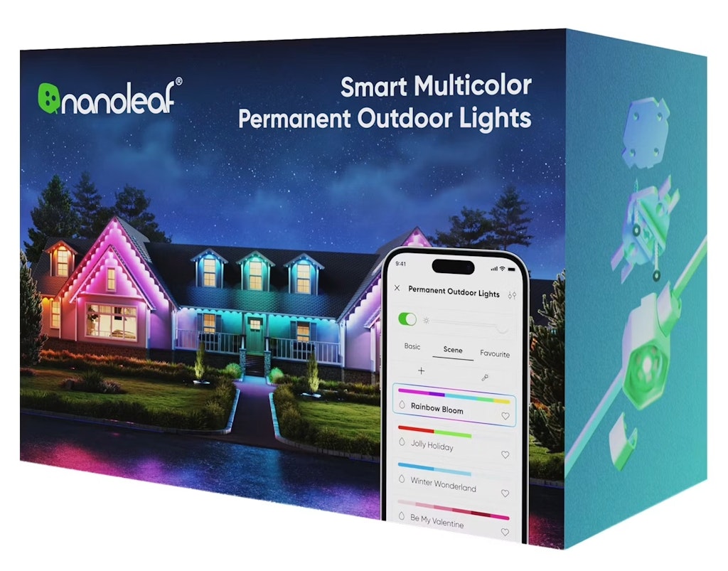 Nanoleaf 100-Foot Smart Multicolor Permanent Outdoor Lights: $53 Nanoleaf 100-Foot Smart Multicolor Permanent Outdoor Lights: $53