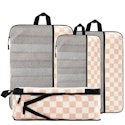 U+U Compression Packing Cubes 4-Pack for $8 + free shipping w/ Prime