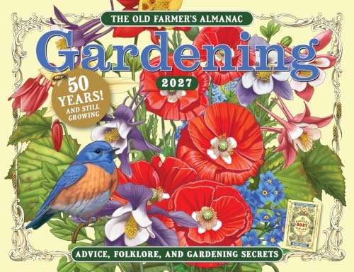 2027 Old Farmer's Almanac Gardening Wall Calendar: $10.25 2027 Old Farmer's Almanac Gardening Wall Calendar: $10.25