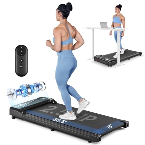 Therun Under Desk Walking Pad Treadmill: $79.99 Therun Under Desk Walking Pad Treadmill: $79.99