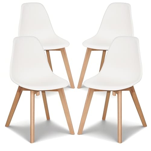 Vecelo Mid-Century Modern Dining Chairs 4-Pack: $94.37 Vecelo Mid-Century Modern Dining Chairs 4-Pack: $94.37