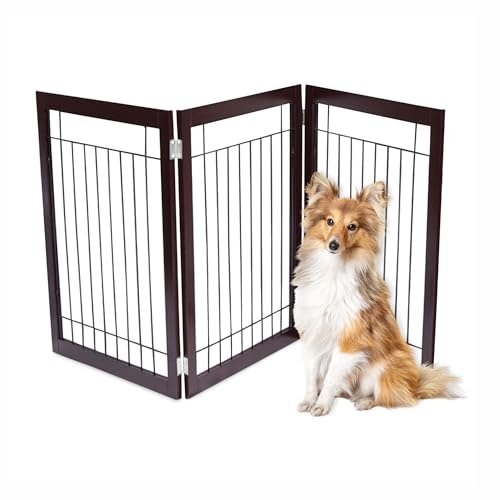 Internet's Best 30-Inch 3-Panel Freestanding Dog Gate: $71.30 Internet's Best 30-Inch 3-Panel Freestanding Dog Gate: $71.30