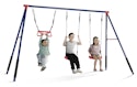 Delta Children FunZone Outdoor Metal 3-Piece Swing Set for $63 + free shipping