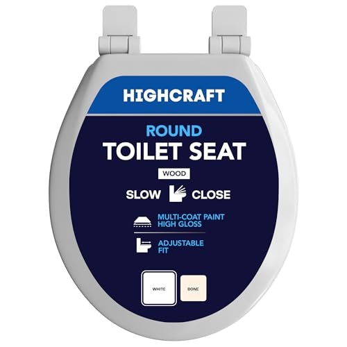 Highcraft Round Molded Wood Slow-Close Toilet Seat: $31.73 Highcraft Round Molded Wood Slow-Close Toilet Seat: $31.73