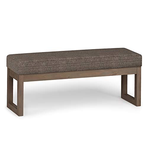 SimpliHome Milltown 44-inch Rectangle Ottoman: $114.96