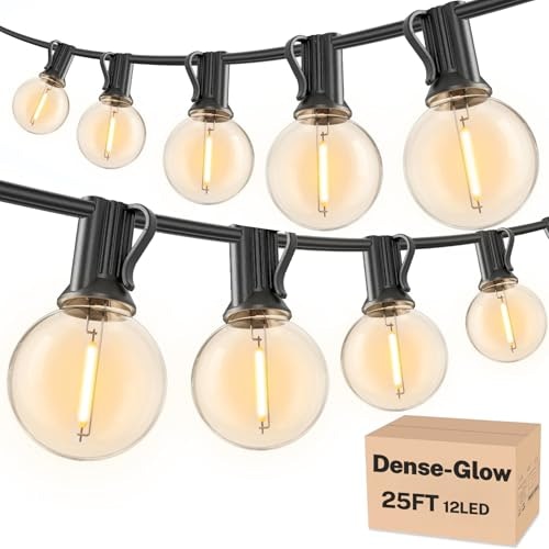 RTTY 25-Foot Outdoor LED String Lights: $9.15