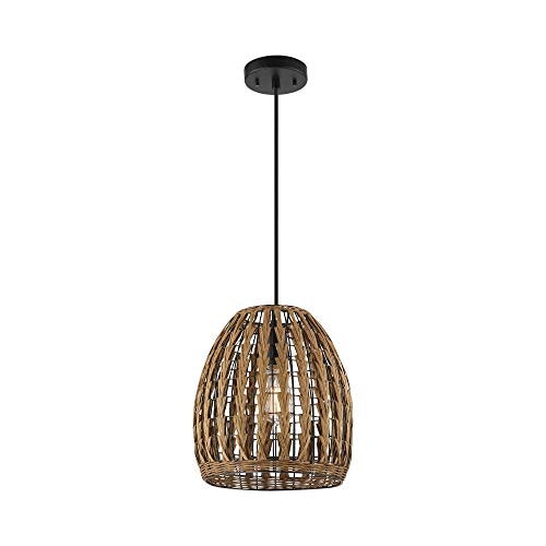 Globe Electric Marlow 1-Light Woven Rattan Pendant Light: $36.99 Globe Electric Marlow 1-Light Woven Rattan Pendant Light: $36.99