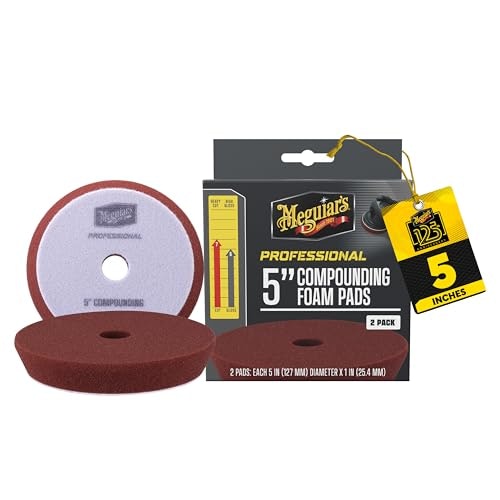 Meguiar's Professional 5-inch Compound Foam Pad 2-Pack: $15.76 Meguiar's Professional 5-inch Compound Foam Pad 2-Pack: $15.76