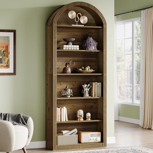 Tribesigns 6-Tier Arched Bookshelf: $179.99 Tribesigns 6-Tier Arched Bookshelf: $179.99