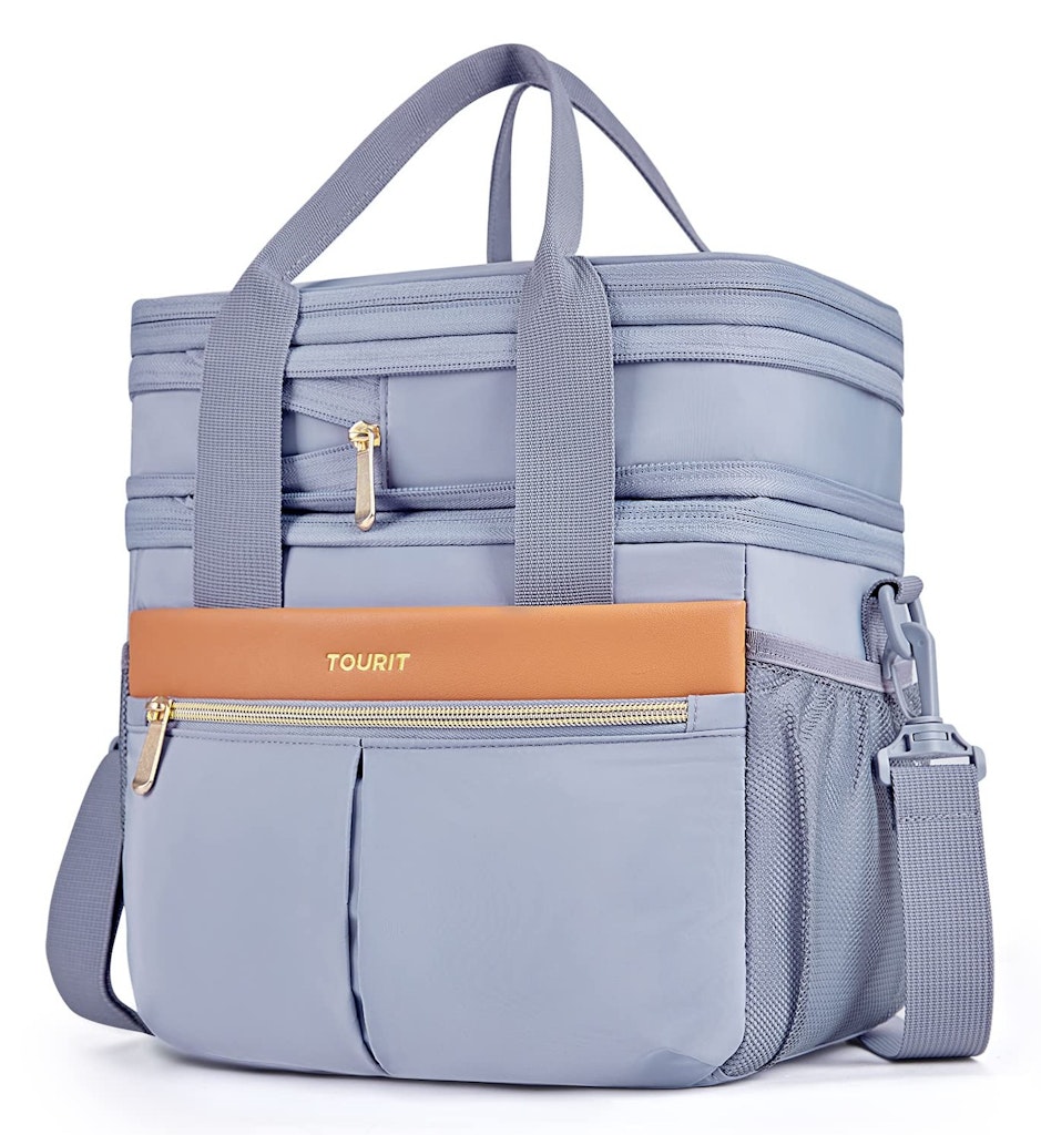 Insulated Double Deck Expandable Lunch Box Bag: $7.99