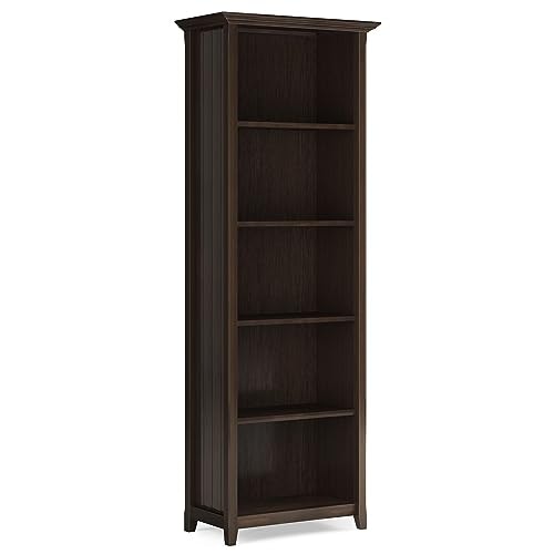 SimpliHome Acadian 72-Inch 5-Shelf Wood Bookcase: $319.06 SimpliHome Acadian 72-Inch 5-Shelf Wood Bookcase: $319.06