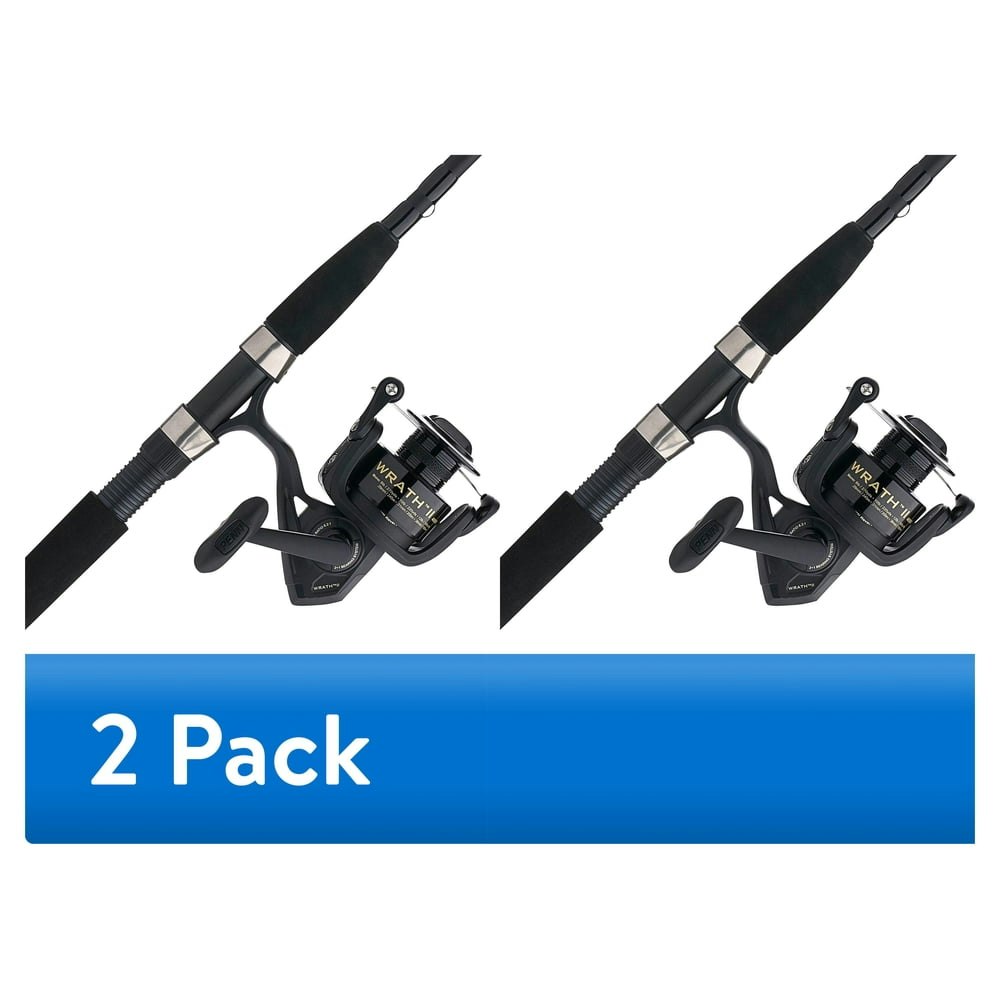 Penn Wrath II 7-Foot Medium Spinning Fishing Combo 2-Pack: $141.97 Penn Wrath II 7-Foot Medium Spinning Fishing Combo 2-Pack: $141.97