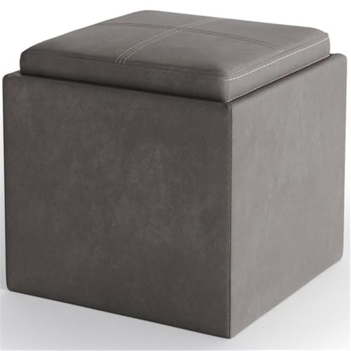 SimpliHome Rockwood 17-Inch Vegan Leather Storage Ottoman: $82.84 SimpliHome Rockwood 17-Inch Vegan Leather Storage Ottoman: $82.84