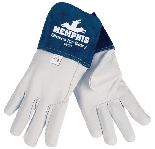 MCR Safety Grain Goatskin MIG/TIG Welding Gloves: $10.59