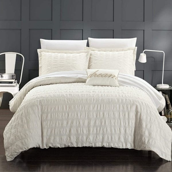 Chic Home Millbury 4-Piece Duvet Cover Set: $20 Chic Home Millbury 4-Piece Duvet Cover Set: $20