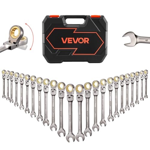Vevor 24-Piece Ratcheting Flex-Head Wrench Set: $71.91 Vevor 24-Piece Ratcheting Flex-Head Wrench Set: $71.91