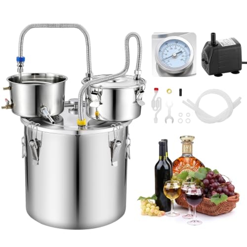 Vevor 8-Gallon Alcohol Distiller with Thumper Keg: $90.99 Vevor 8-Gallon Alcohol Distiller with Thumper Keg: $90.99