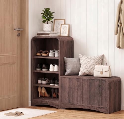 Homiflex L-Shaped Shoe Cabinet Bench: $118.37 Homiflex L-Shaped Shoe Cabinet Bench: $118.37