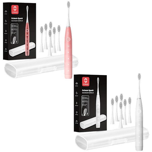 Oclean Spark Sonic Electric Toothbrush 2-Pack: $20 Oclean Spark Sonic Electric Toothbrush 2-Pack: $20