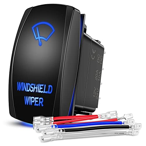 Nilight Blue LED Rocker Switch 8-Pin DPDT 20A/12V: $8.09 Nilight Blue LED Rocker Switch 8-Pin DPDT 20A/12V: $8.09
