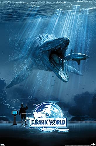 Jurassic World Water Wall Poster: $17.01 Jurassic World Water Wall Poster: $17.01