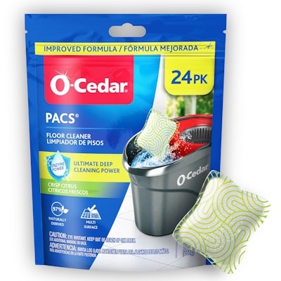 O-Cedar Pacs Crisp Citrus Hard Floor Cleaner 24-Pack for $9.94 via Sub. & Save + free shipping w/ Prime