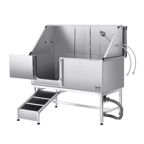 Vevor 62-Inch Stainless Steel Pet Grooming Tub: $1,147.40 Vevor 62-Inch Stainless Steel Pet Grooming Tub: $1,147.40