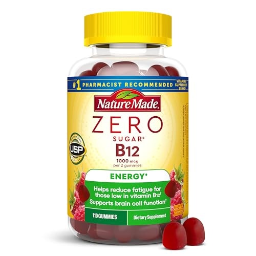 Nature Made Zero Sugar Vitamin B12 Energy Gummies 110-Count: $9.12 Nature Made Zero Sugar Vitamin B12 Energy Gummies 110-Count: $9.12