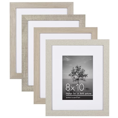 Americanflat 8x10 Picture Frame 4-Pack: $18.99