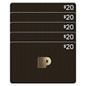 Five $20 Peet's Coffee Gift Cards ($100 Value) for $80 + email delivery
