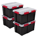 Sterilite 54-Quart Gasket Seal Latch Tote 4-Pack for $35 + free shipping