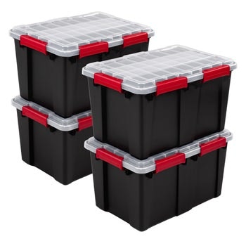 Sterilite 54-Quart Gasket Seal Latch Tote 4-Pack: $35 Sterilite 54-Quart Gasket Seal Latch Tote 4-Pack: $35