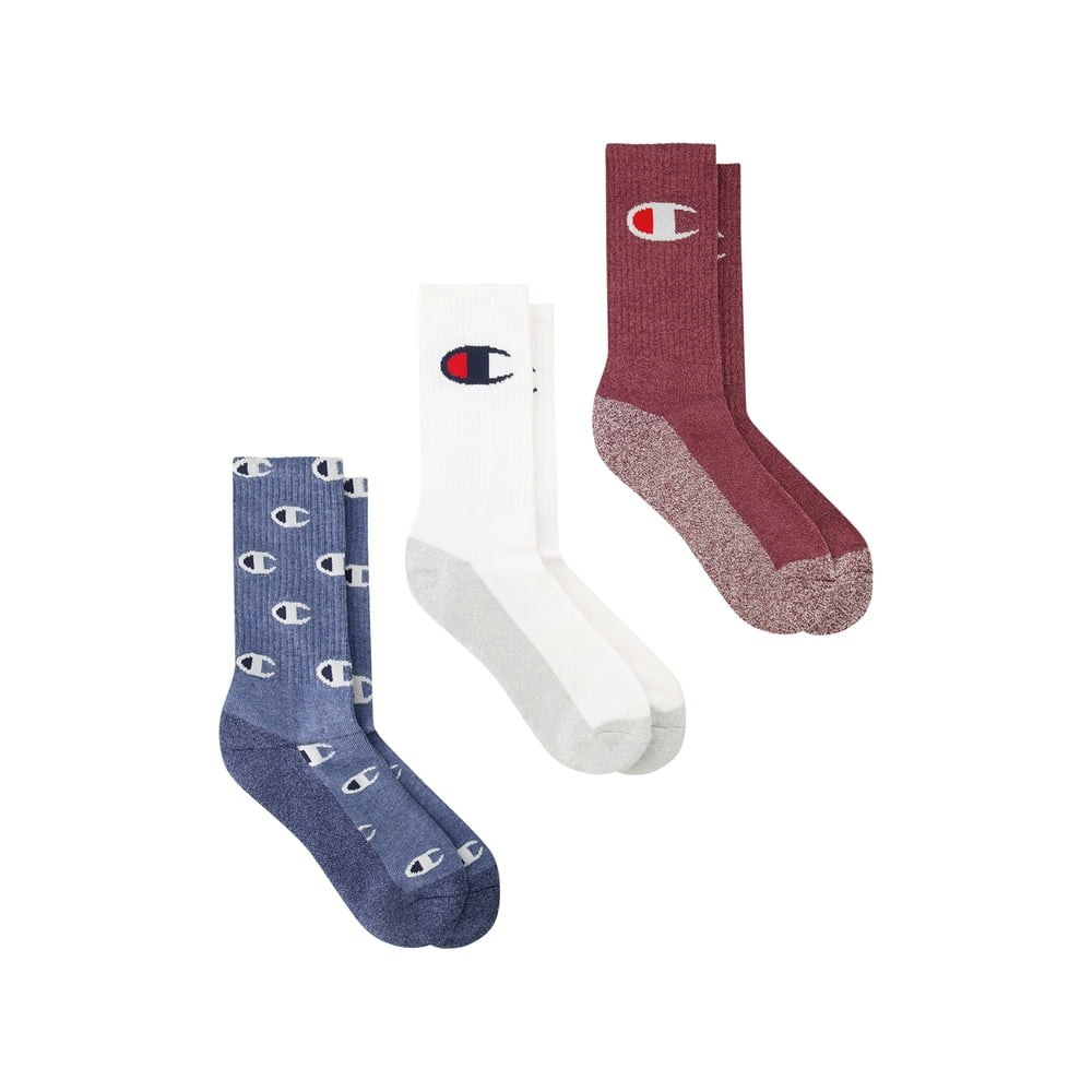 Champion Men's Crew Socks 3-Pack: $8 Champion Men's Crew Socks 3-Pack: $8