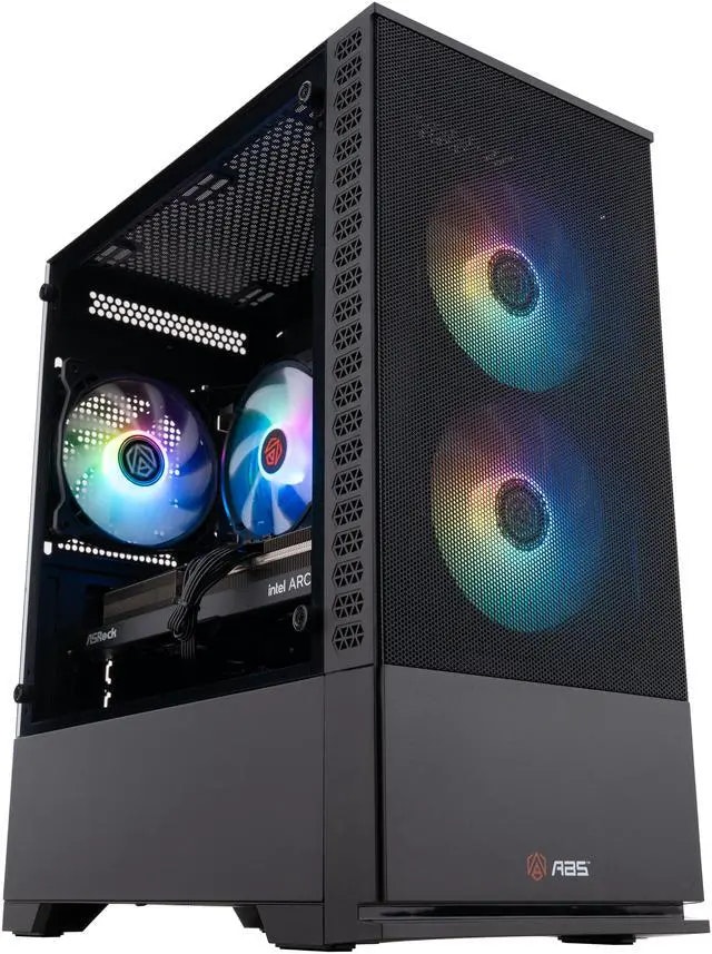ABS Cyclone Aqua Core 5 120 Arc A580 Gaming Desktop PC: $730