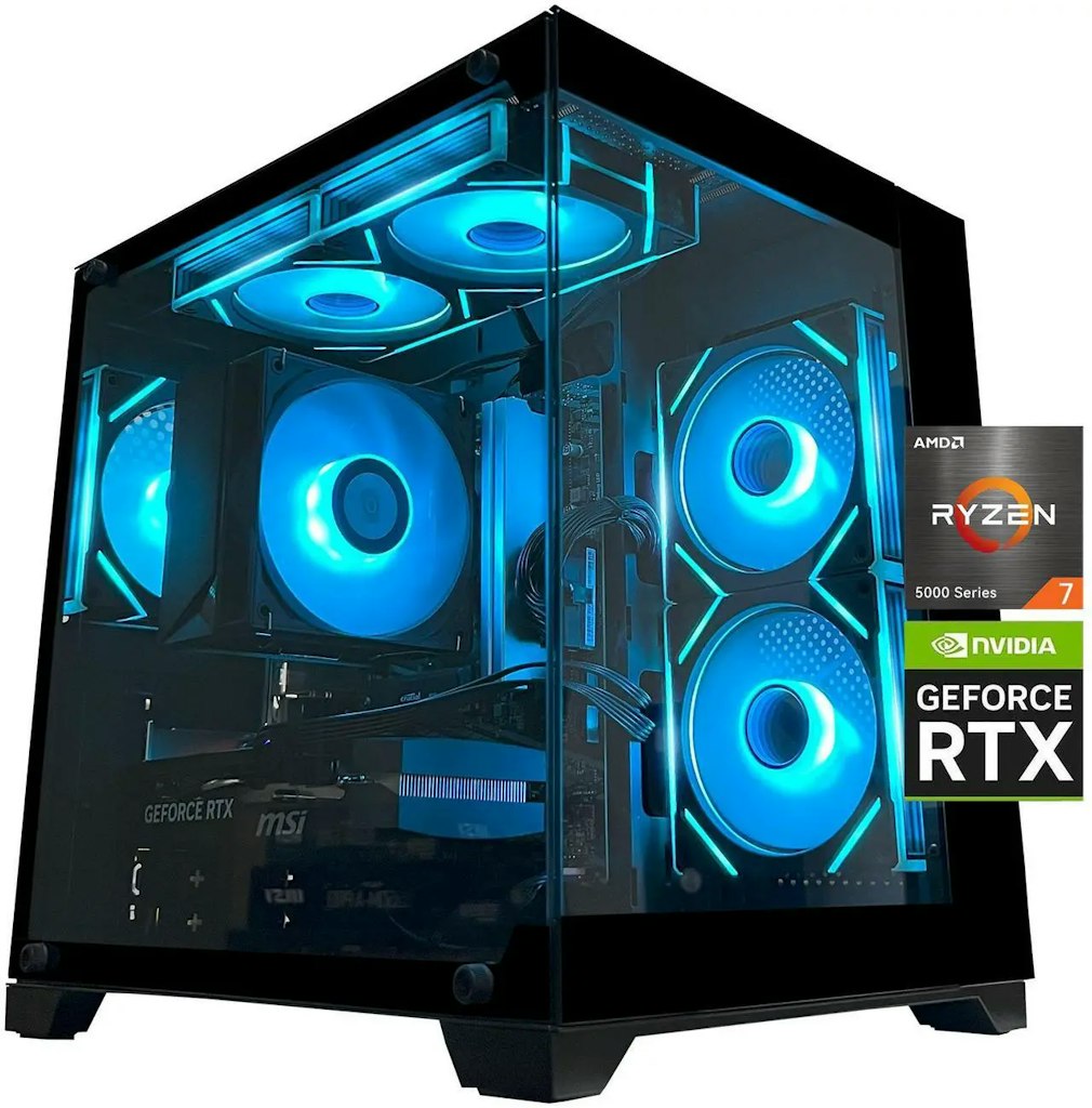 YAWYORE Ryzen 7 5700X RTX 5060 Gaming Desktop PC: $1,048 YAWYORE Ryzen 7 5700X RTX 5060 Gaming Desktop PC: $1,048