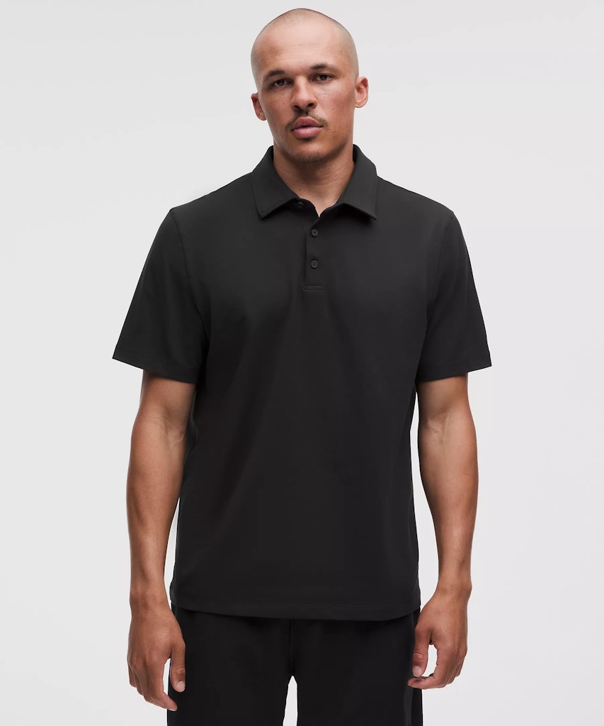 lululemon Men's Soft Jersey Short-Sleeve Polo Shirt: $49 lululemon Men's Soft Jersey Short-Sleeve Polo Shirt: $49